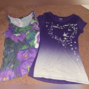 2 Small tank top juniors express